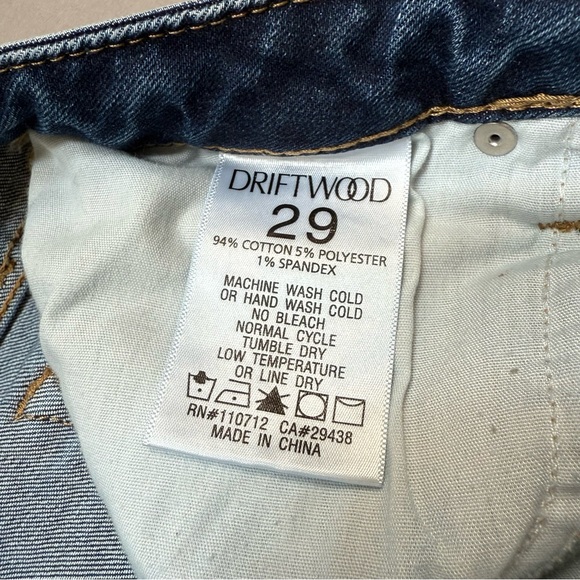 DRIFTWOOD embroidered ankle jeans, women’s 29. - Picture 5 of 7